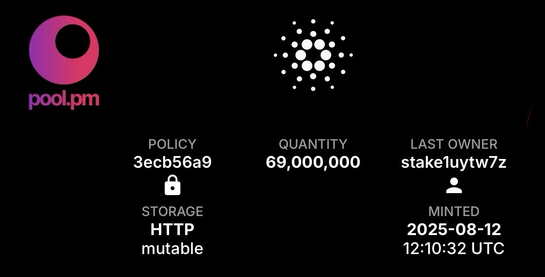 View ZLUG token on pool.pm